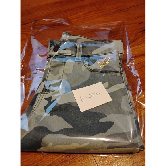 E-002 Wonder Nation Camouflage Girls Jeggings With Lightning Bolt Embroidery - - Picture 4 of 4